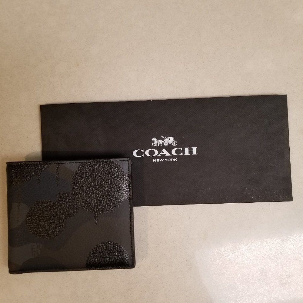 COACH: Wild Beast Camo Slim Billfold